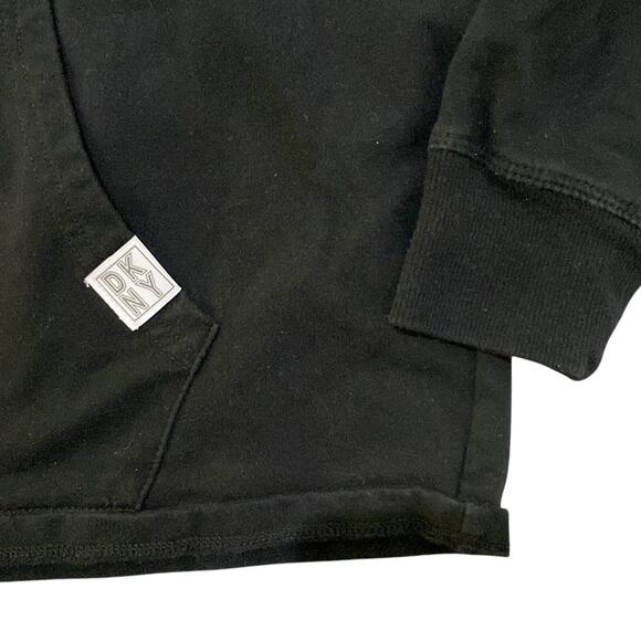 DKNY Carolina Panthers Black Hoodie Womens Sz Small NFL Team Collection - Picture 5 of 8